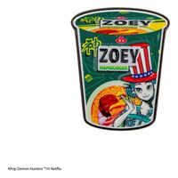 K-Pop Demon Hunters - Zoey Hamburger Noodles Pin