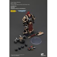 Warhammer 40k Action Figure Chaos Space Marines Black Legion Chosen with Plasma Pistol and Power Axe 20 cm