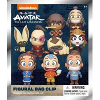 Avatar: The Last Airbender 3D PVC Bag Clips Series 1