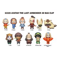 Avatar: The Last Airbender 3D PVC Bag Clips Series 1
