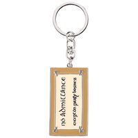 Lord of the Rings Keyring No Admittance Sign 6cm (METAL)