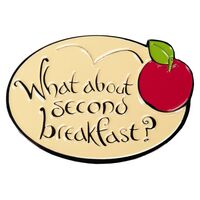 Lord of the Rings Magnet What About Second Breakfast? (ENAMEL) 7cm