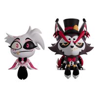 Angel Dust & Husk Monitor Buddies Vinyl Figures - Hazbin Hotel