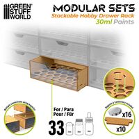 Stackable Hobby Paint Drawer Rack (30ml)