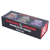 Dungeons & Dragons Set of 3 Mini Tankards Mini Monster 9 cm
