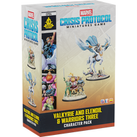 Valkyrie on Elendil & Warriors Three - Marvel Crisis Protocol