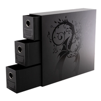 Dragon Shield Fortress Card Drawers Vertical 3 XL Black