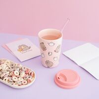 Pusheen Ceramic Mug with Lid 400 ml