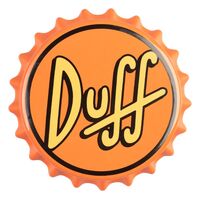 The Simpsons Magnet with Bottle Opener Duff Beer 7 cm