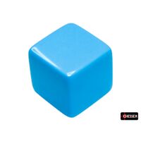 Blank 15mm D6 Opaque Light Blue