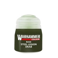 Steel Legion Drab Base 12ml Warhammer Colour
