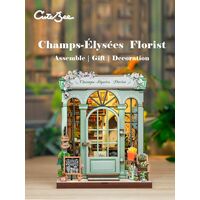 Miniature House Model Kit Champs-Elysees Florist 18 x 16 cm