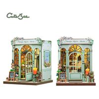 Miniature House Model Kit Champs-Elysees Florist 18 x 16 cm