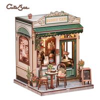 Miniature House Model Kit Sunny Cafe 20 x 16 cm
