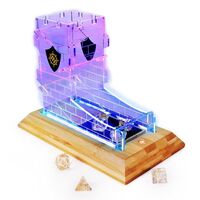 Enhance LED Dice Tower and 7 Clear Dice