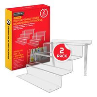 Evoretro Acrylic Shelf Riser 2-Pack  RS6