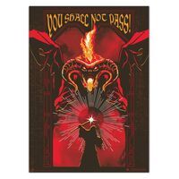 The Lord of the Rings Luminescent Poster Balrog 50 x 70 cm
