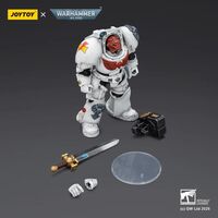 White Scars Terminator 1 with Power Sword and Storm Bolter Action Figure 14cm