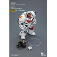 White Scars Terminator 2 with Power Fist and Storm bolter Action Figure 14cm