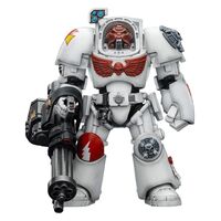 White Scars Terminator 3 with Power Fist and Assault Cannon Action Figure 14cm