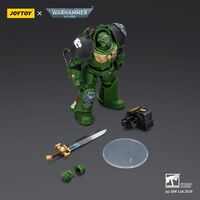 Salamanders Terminator 1 with Power Sword and Storm bolter Action Figure 14cm