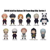 Jujutsu Kaisen 3D PVC Bag Clips Serie 1
