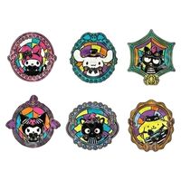 Sanrio by Loungefly Enamel Pins Blind Box Hello Kitty and Friends Halloween Stained Glass