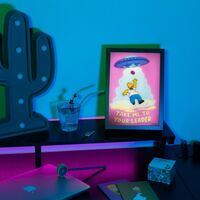 The Simpsons Framed LED Poster 20 x 28 cm
