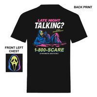 Scream T-Shirt Ghost Face Late Night Talking L