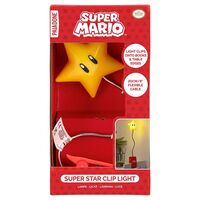 Super Mario Light Super Star Clip 33 cm