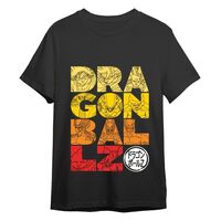 Dragon Ball T-Shirt Letters Black L