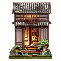 Miniature House Model Kit Kirishima Cha-an 19 x 14 cm