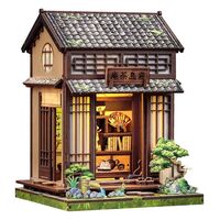 Miniature House Model Kit Kirishima Cha-an 19 x 14 cm