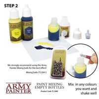 Paint Mixing Empty Bottles