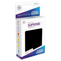Matte Supreme UX Sleeves Black (80)
