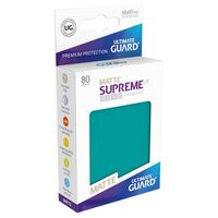 Matte Supreme UX Sleeves Petrol Blue (80)