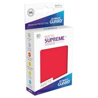 Matte Supreme UX Sleeves Red (80)