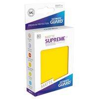 Matte Supreme UX Sleeves Yellow (80)