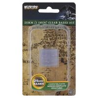 25mm Clear Bases x15