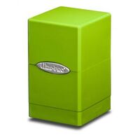 Lime Green Satin Tower Deck Box