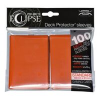 Eclipse Pumpkin PRO-Matte Sleeves (Orange)