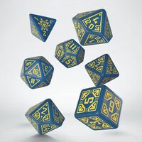 Arcade Dice Set Blue & Yellow