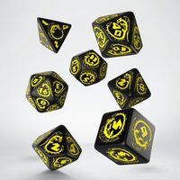 DRAGONS DICE SET BLACK&YELLOW