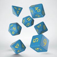 CLASSIC RUNIC DICE SET BLUE&YELLOW