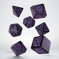 Call of Cthulhu Orient Express Dice Black & Purple