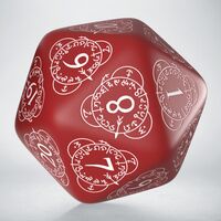 LEVEL COUNTER D20 RED&WHITE