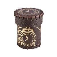 DICE CUP STEAMPUNK BROWN & GOLDEN