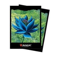 Matte Deck Protector Sleeves Black Lotus