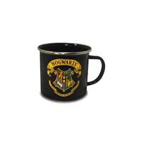 Harry Potter Enamel Metal Enamel Mug Hogwarts Logo