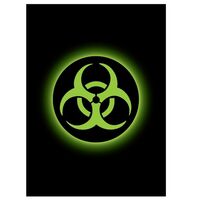 LEGION DOUBLE MATTE SLEEVES BIOHAZARD (50)